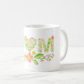 Mug Lettres florales (Devant droit)