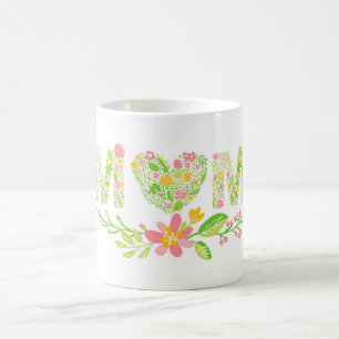 Mug Lettres florales