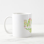 Mug Lettres florales (Gauche)