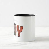 Mug Lettres funky Priez simplement (Centre)