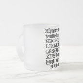 Mug Lettres Gothiques (Devant gauche)