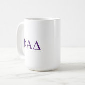 Mug Lettres grecques Phi Alpha Delta (Devant gauche)