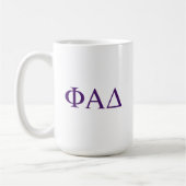 Mug Lettres grecques Phi Alpha Delta (Gauche)