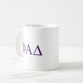 Mug Lettres grecques Phi Alpha Delta (Devant gauche)