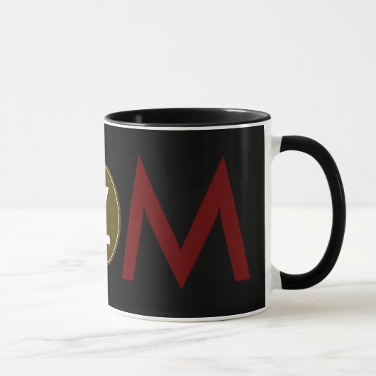 Mug Lettres initiales de nom customisées (Droite)