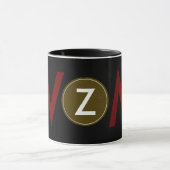 Mug Lettres initiales de nom customisées (Centre)