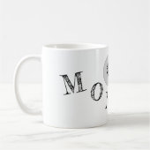 Mug lettres manuscrites de votre nom photo cool (Gauche)