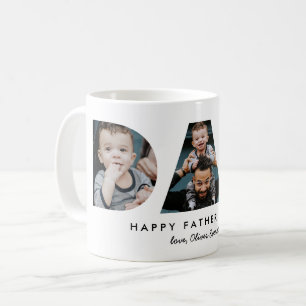 Mug Lettres photo papa fête des pères