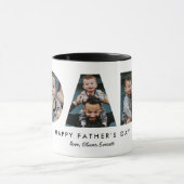 Mug Lettres photo papa fête des pères (Centre)