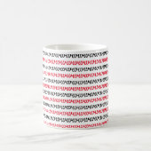 Mug Lettres rouges et noires (Centre)