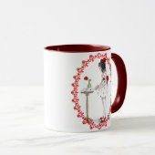 Mug Lettres Valentine (Devant droit)