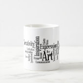Mug L'étudiant en art créatif de processus artistique (Centre)
