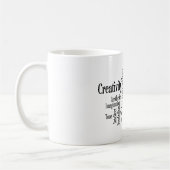 Mug L'étudiant en art créatif de processus artistique (Gauche)