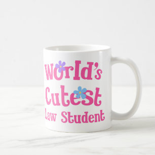 Mug L'étudiant en droit le plus mignon des mondes