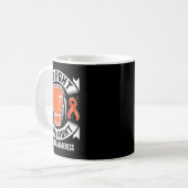 Mug Leucémie Conscience Son Combat Est Mon Combat (Devant gauche)