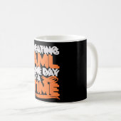 Mug Leucémie myéloïde aiguë ruban orange moelle osseus (Devant droit)