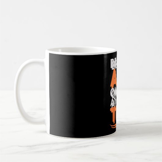 Mug Leucémie myéloïde aiguë ruban orange moelle osseus (Gauche)