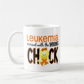 Mug Leucémie salie avec le poussin faux (Gauche)