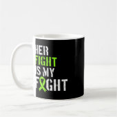 Mug Leucémie Sensibilisation Son combat est mon soutie (Gauche)