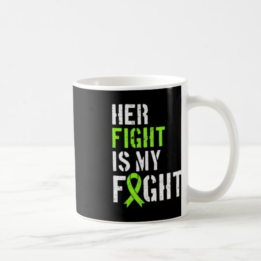 Mug Leucémie Sensibilisation Son combat est mon soutie (Droite)