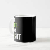 Mug Leucémie Sensibilisation Son combat est mon soutie (Devant gauche)
