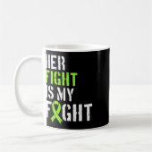 Mug Leucémie Sensibilisation Son combat est mon soutie (Gauche)