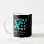 Mug Leur Combat Est Mon Combat Addiction Récupération (Gauche)