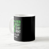 Mug Leur combat est mon combat sensibilisation à la sa (Devant gauche)