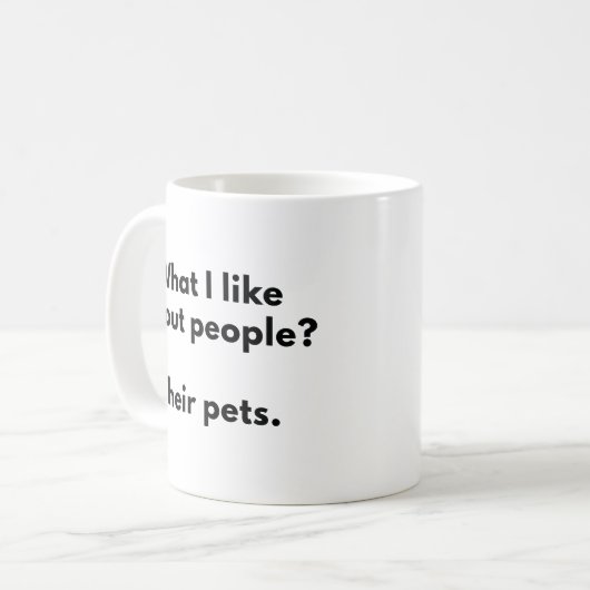 Mug Leurs animaux (Devant gauche)