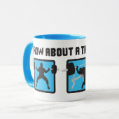 Mug "Levage d'énergie" - Squale, Banc, Démonte (Devant gauche)