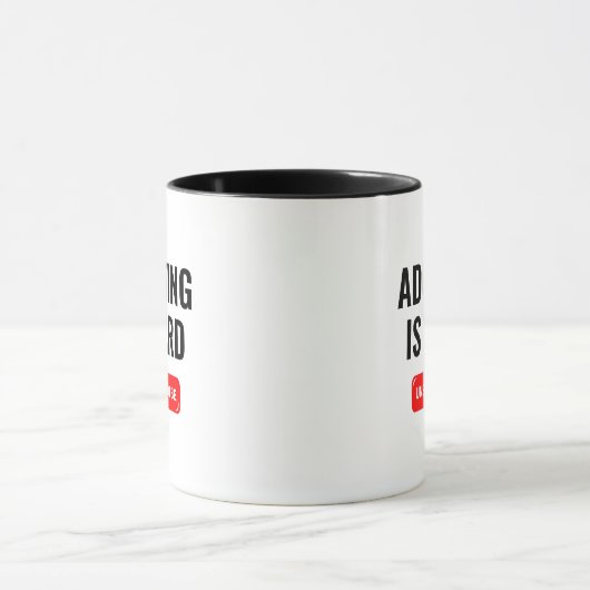 Mug L'évaluation est difficile - Désabonner | Devis pe (Centre)