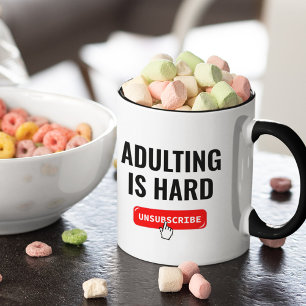 Mug L'évaluation est difficile - Désabonner Devis pe