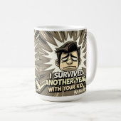 Mug L'évasion hilarante de l'enseignant (Devant droit)