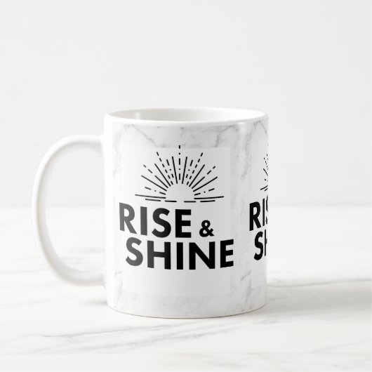 Mug Lève-toi et brille. Mug. (Gauche)
