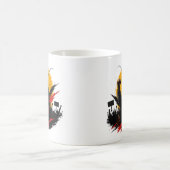 Mug Lève-toi. Résiste. Dirige. Graphisme de Cafard Reb (Centre)