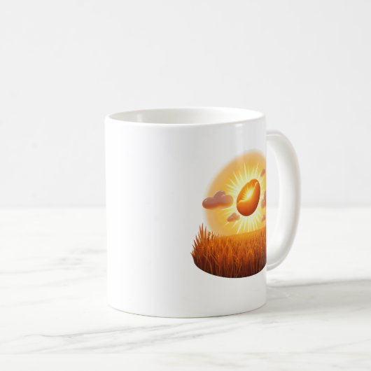Mug Levée de soleil de Bagel (Devant droit)