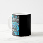 Mug Level 10 Unlocked Awesome Since 2016 10th Birthday (Devant gauche)