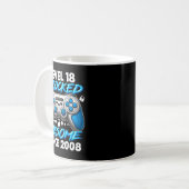 Mug Level 18 Unlocked 18 Year Old Boys 18th Birthday B (Devant gauche)