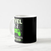 Mug Level 67 Days Of School Unlocked Funny Gamer Kids  (Devant gauche)