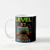 Mug Level 67 Days Of School Unlocked Funny Six Seven G (Gauche)