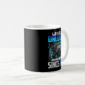 Mug Level 6 Unlocked Awesome Since 2020 6th Birthday G (Devant droit)