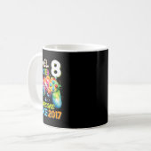 Mug Level 8 Unlocked Awesome 2017 Video Games Birthday (Devant gauche)