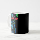 Mug Level 9 Unlocked New High Score Arcade Game Birthd (Devant gauche)