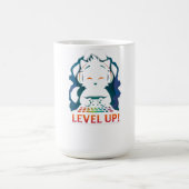 Mug Level Up Gamer Cat Design – Cute Gaming Kitty with (Centre)