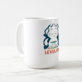 Mug Level Up Gamer Cat Design – Cute Gaming Kitty with (Devant gauche)