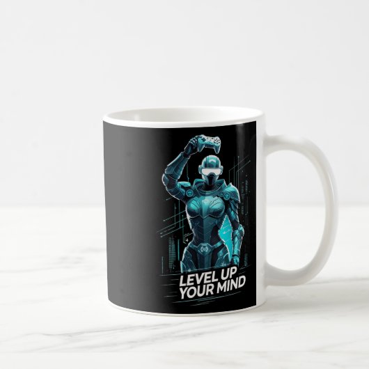Mug Level Up Your Mind Ai Gamer (Droite)