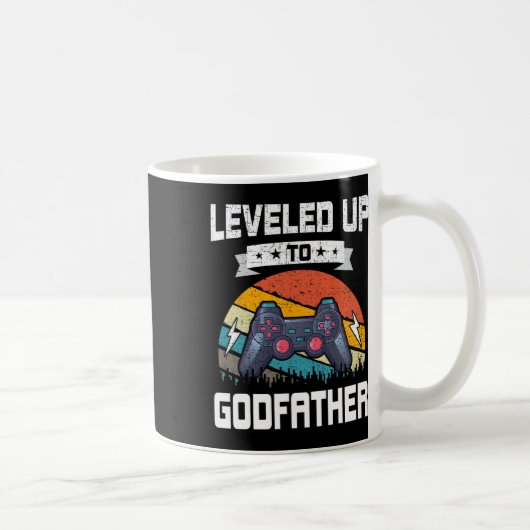 Mug Leveled Jusqu'Au Parrain Vidéo Gamer Jeu 4 (Droite)