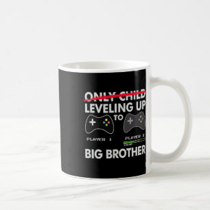 Mug Leveling To Big Brother Shirt - Jeu Vidéo Jouer