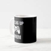 Mug Leveling Up To Mom Shirt For Expecting Mother  (Devant gauche)