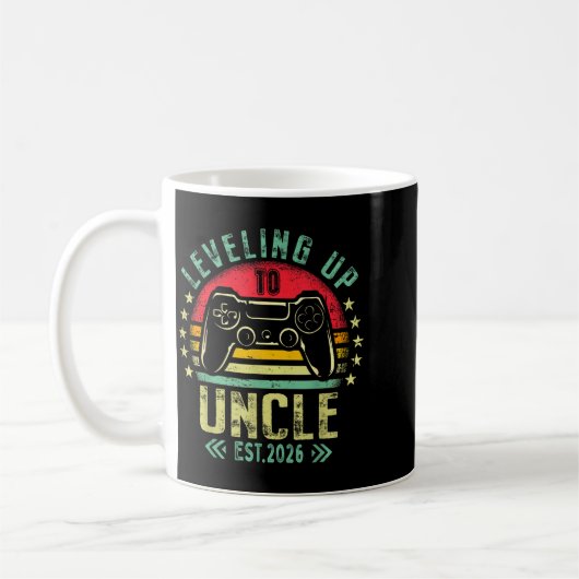 Mug Leveling Up To Uncle 2026 Funny Gamer Soon To Be U (Gauche)